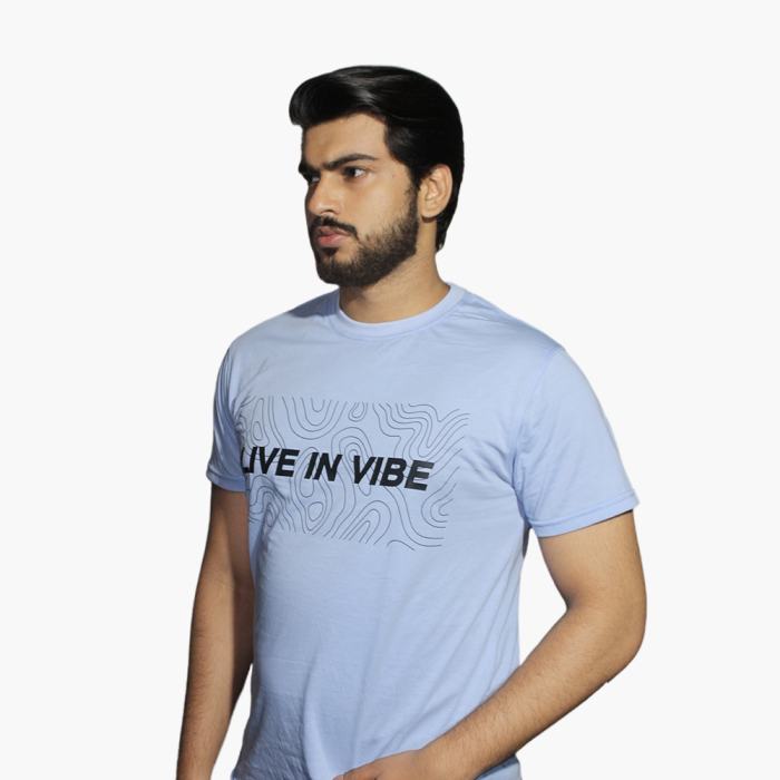 LIVE IN VIBE REGULAR FIT GRAPHIC T-SHIRT