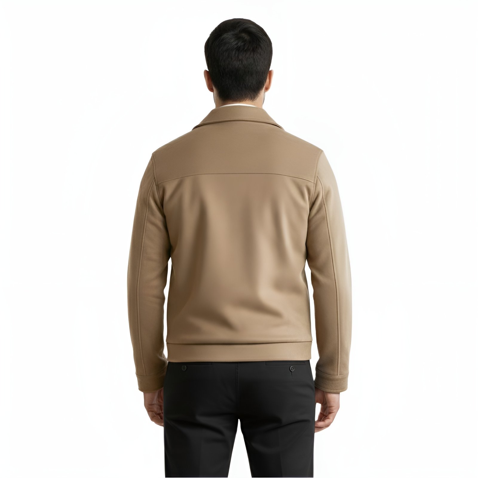 light brown suede jacket