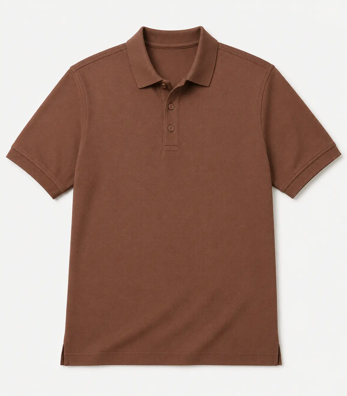 ORD-MNS-POL-001-1 Coffee/Burnished Brown Polo - Image 1
