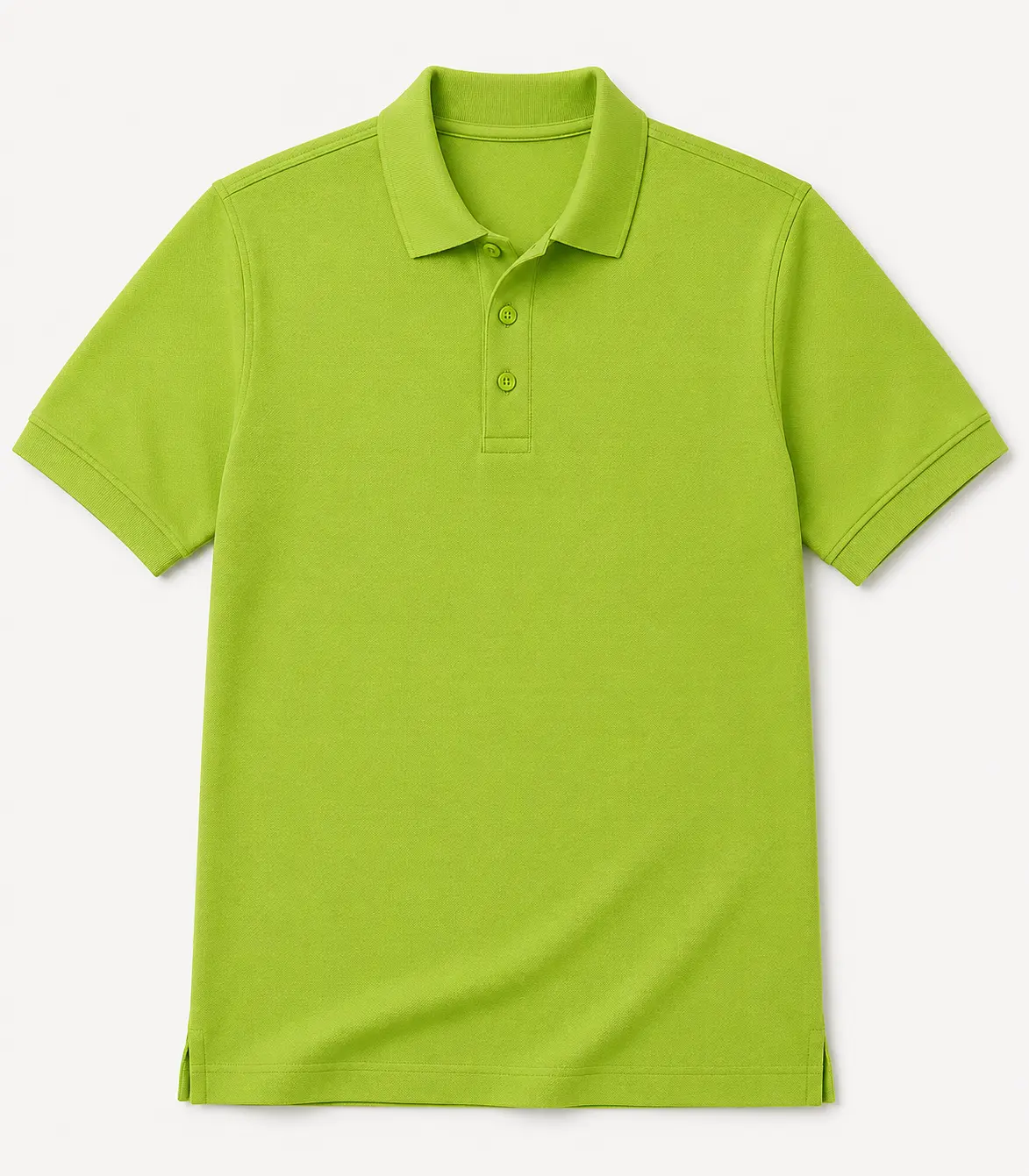 ORD-MNS-POL-003-1 Bright Green Polo - Image 1
