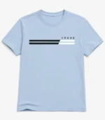 Light Blue Chaos T-Shirt for Men Pakistan unfolded
