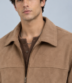 BROWN SUEDE JACKET - Image 2