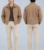 BROWN SUEDE JACKET - Image 3