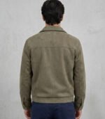 OLIVE SUEDE JACKET - Image 3