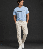 Light Blue Chaos T-Shirt for Men Pakistan