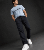 Light Blue Graphic T-Shirt for Men Pakistan - Image 4